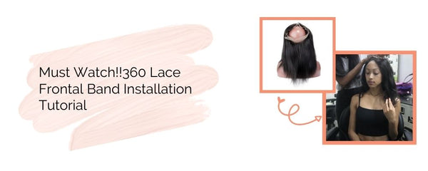 360 Lace Frontal Band Installation Tutorial