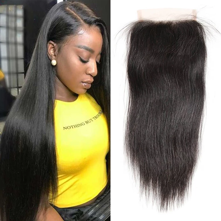 Straight Free Parted Lace Closure