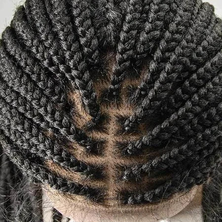 Tedhair 20 Inches13x5  Box Braids Lace Front Wig-100% Handmade