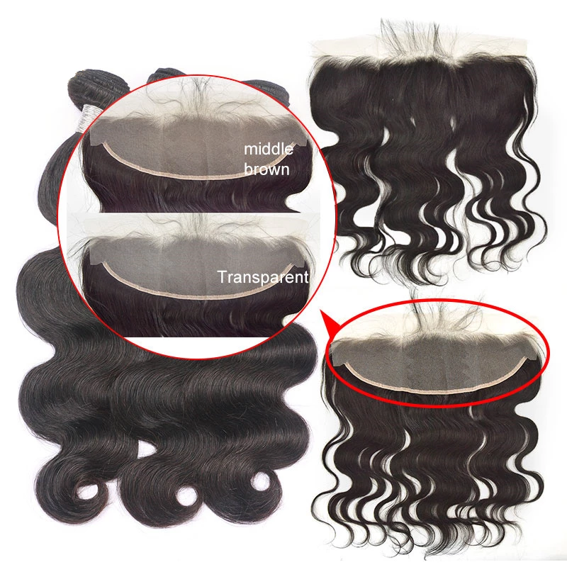Body Wavy Transparent Lace Frontal 