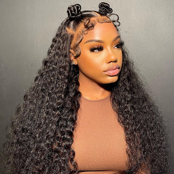 Tedhair 24/26/28 Inches 13x6 Long Wave Pre Up-do Style Lace Front Wig-200% Density