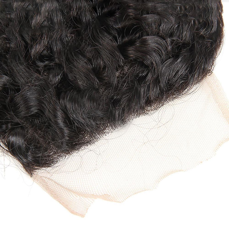 Deep Curly Free Parted Lace Closure