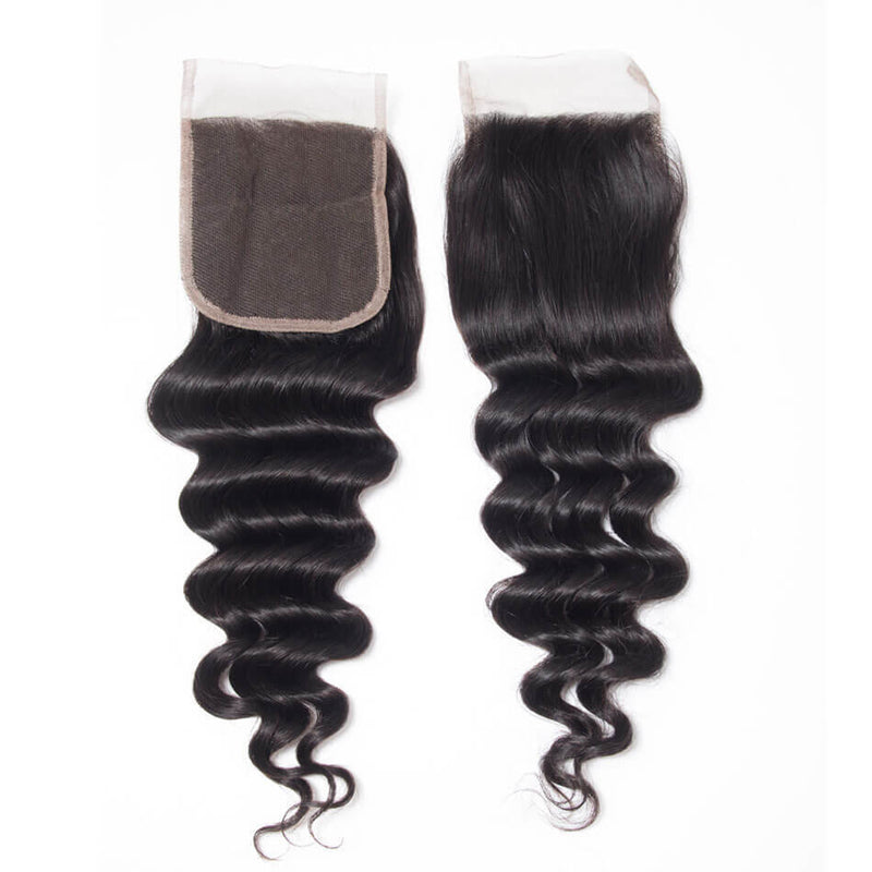 Loose Deep Free Parted Lace Closure