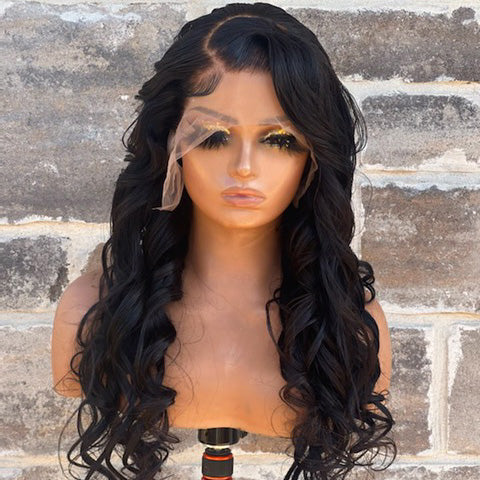 Tedhair 24 Inches 13x6 Salon Quality Body Wavy Lace Front Wig-200% Density