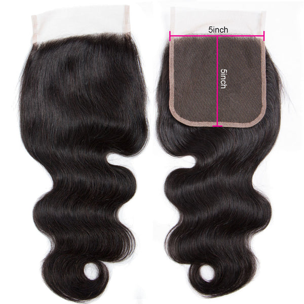 Body Wavy Free Parted Lace Closure