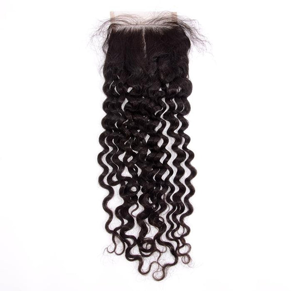 Italy Curly Free Parted Lace Closure
